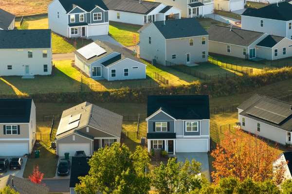 A suburban South Carolina community in this image from Shutterstock.